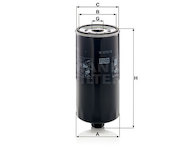 Olejový filtr MANN-FILTER W 1170/13