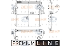 Chladič turba HELLA 8ML 376 724-061