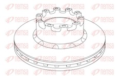 Brzdový kotouč REMSA NCA1227.20