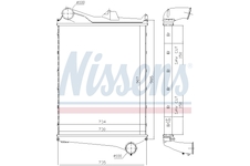Chladič turba NISSENS 97006