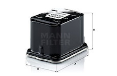 Palivový filtr MANN-FILTER WK 8106