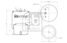 Mech, pneumaticke odpruzeni FEBI BILSTEIN 47556