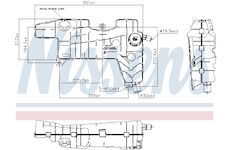Vyrovnávací nádoba, chladicí kapalina NISSENS 996026