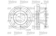 Brzdový kotouč VALEO 187008