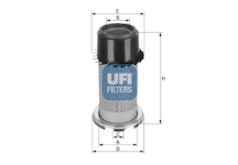 Vzduchový filtr UFI 27.229.00
