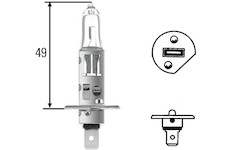 Zarovka, otocny majak HELLA 8GH 002 089-501