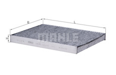 Filtr, vzduch v interiéru MAHLE LAK 463