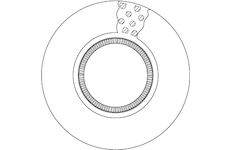 Brzdový kotouč TRW DF5094S