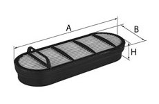 Filtr - sekundární vzduch MANN-FILTER CF 3240