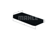 Filtr, vzduch v interiéru MAHLE LAP 1