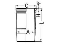 Vložený válec KOLBENSCHMIDT 89181110