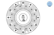 Spojka, větrák chladiče MEYLE 234 234 0013