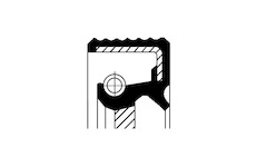 Těsnicí kroužek hřídele, rozvodovka CORTECO 12013896B