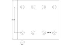 Sada brzdoveho oblozeni, bubnova brzda TEXTAR 1993502