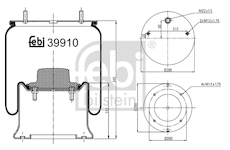Mech, pneumaticke odpruzeni FEBI BILSTEIN 39910