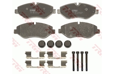 Sada brzdových destiček, kotoučová brzda TRW GDB1698