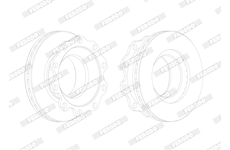 Brzdový kotouč FERODO FCR362A