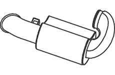 Zadní tlumič výfuku DINEX 81731