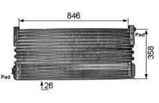 Kondenzátor, klimatizace MAHLE AC 293 000S
