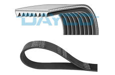 ozubený klínový řemen DAYCO 8PK1840HD