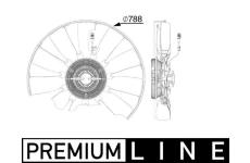Větrák, chlazení motoru MAHLE CFF 514 000P