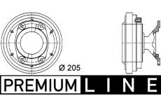 Spojka, větrák chladiče MAHLE CFC 34 000P