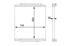 Chladič, chlazení motoru MAHLE CR 113 000S