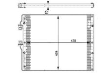 Kondenzátor, klimatizace MAHLE AC 383 000S