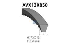 Klínový řemen DT Spare Parts 3.34503