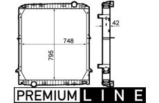 Chladič, chlazení motoru MAHLE CR 1912 000P