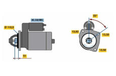 Startér BOSCH 0 001 241 019