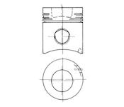Píst KOLBENSCHMIDT 90341600