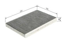Filtr, vzduch v interiéru BOSCH 1 987 435 535
