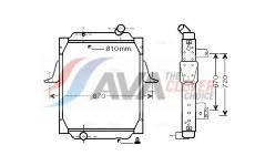 Chladič, chlazení motoru AVA Clever Choice RE2059