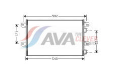 Kondenzátor, klimatizace AVA Clever Choice IV5063