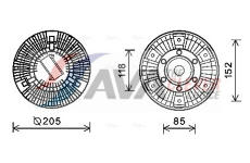 Spojka, větrák chladiče AVA Clever Choice DFC066