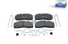 Sada brzdových destiček, kotoučová brzda DT Spare Parts 10.34127