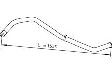 Výfuková trubka DINEX 28666