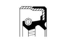 Těsnicí kroužek hřídele, náboj kola CORTECO 12015249B