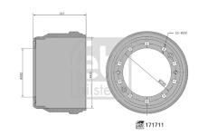 Brzdový buben FEBI BILSTEIN 171711
