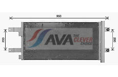 Kondenzátor, klimatizace AVA Clever Choice MN5140D
