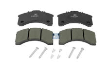 Sada brzdových destiček, kotoučová brzda DT Spare Parts 7.92601