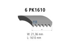 ozubený klínový řemen DT Spare Parts 7.54806