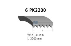 ozubený klínový řemen DT Spare Parts 3.34345