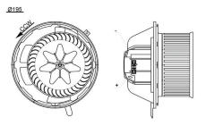 vnitřní ventilátor MAHLE AB 194 000S