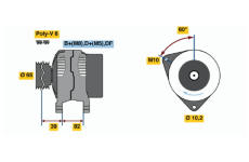 generátor BOSCH 0 986 039 690