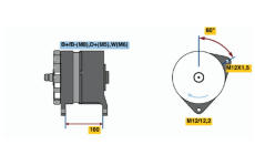 generátor BOSCH 0 986 042 850