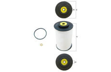 Palivový filtr MAHLE KX 43