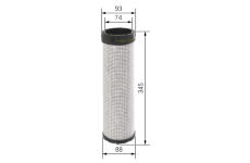 Filtr - sekundární vzduch BOSCH F 026 400 333