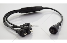 Adaptér BAYONET samice (4P) NA 3X M27(2P) WABCO 4728809282